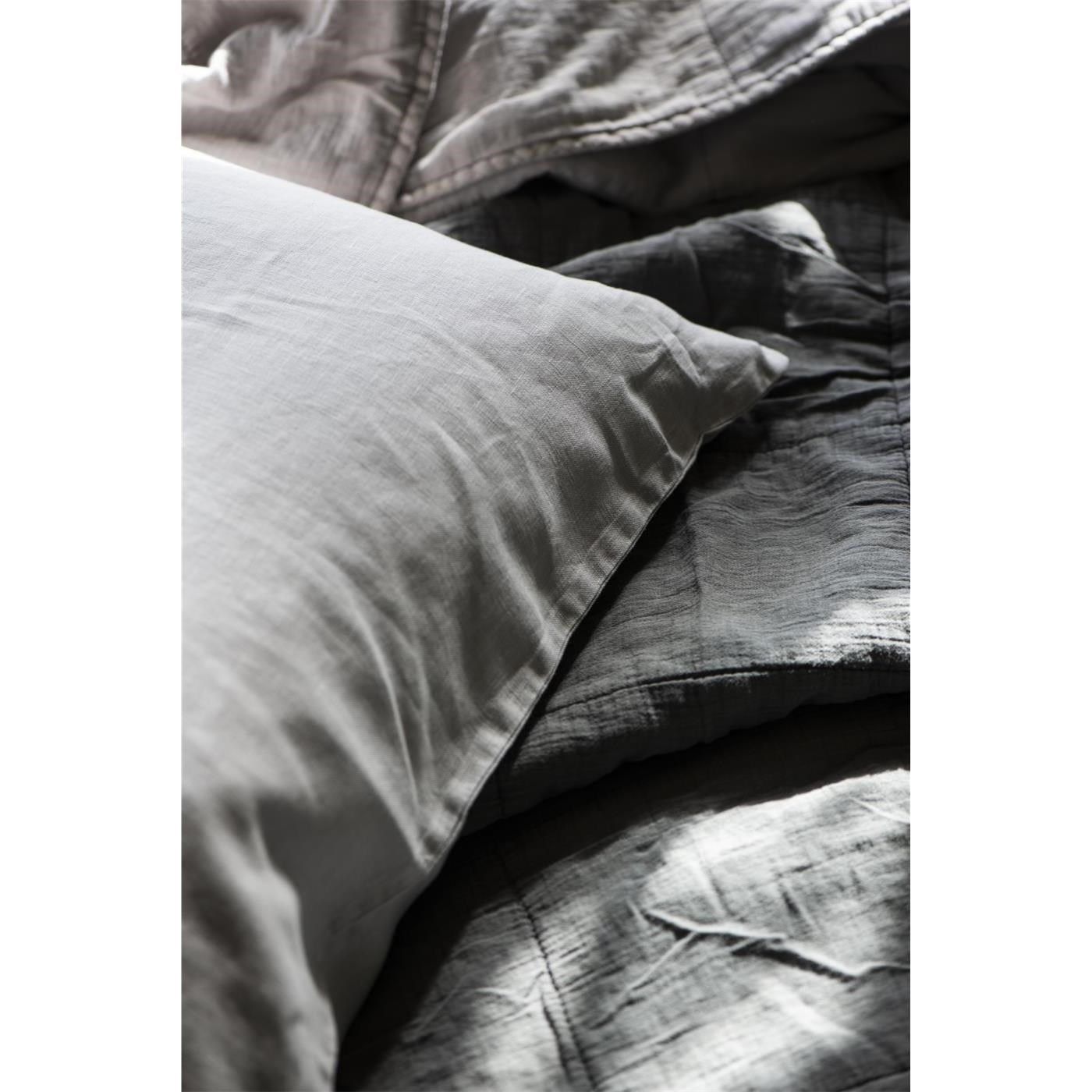 Lněný povlak na polštář Ib Laursen ash grey 40x60 cm_2
