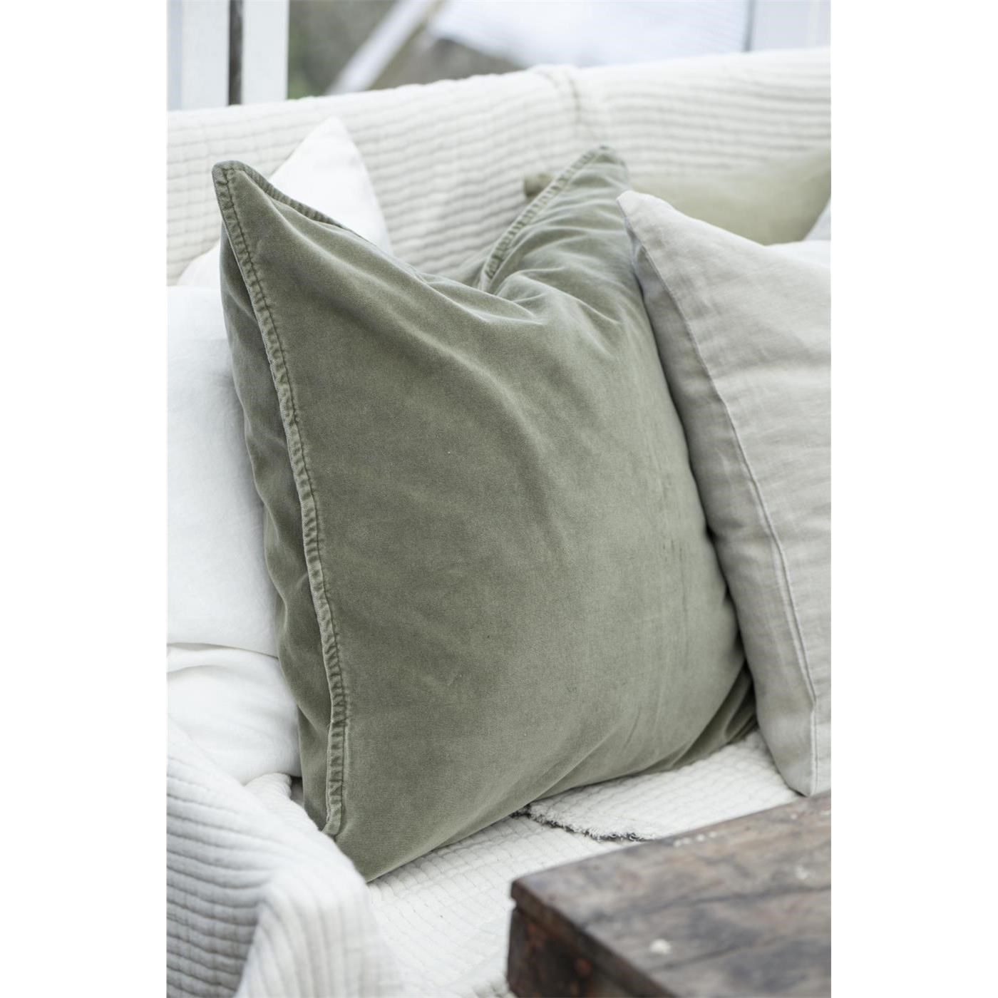 Lněný povlak na polštář Ib Laursen ash grey 50x50 cm_2
