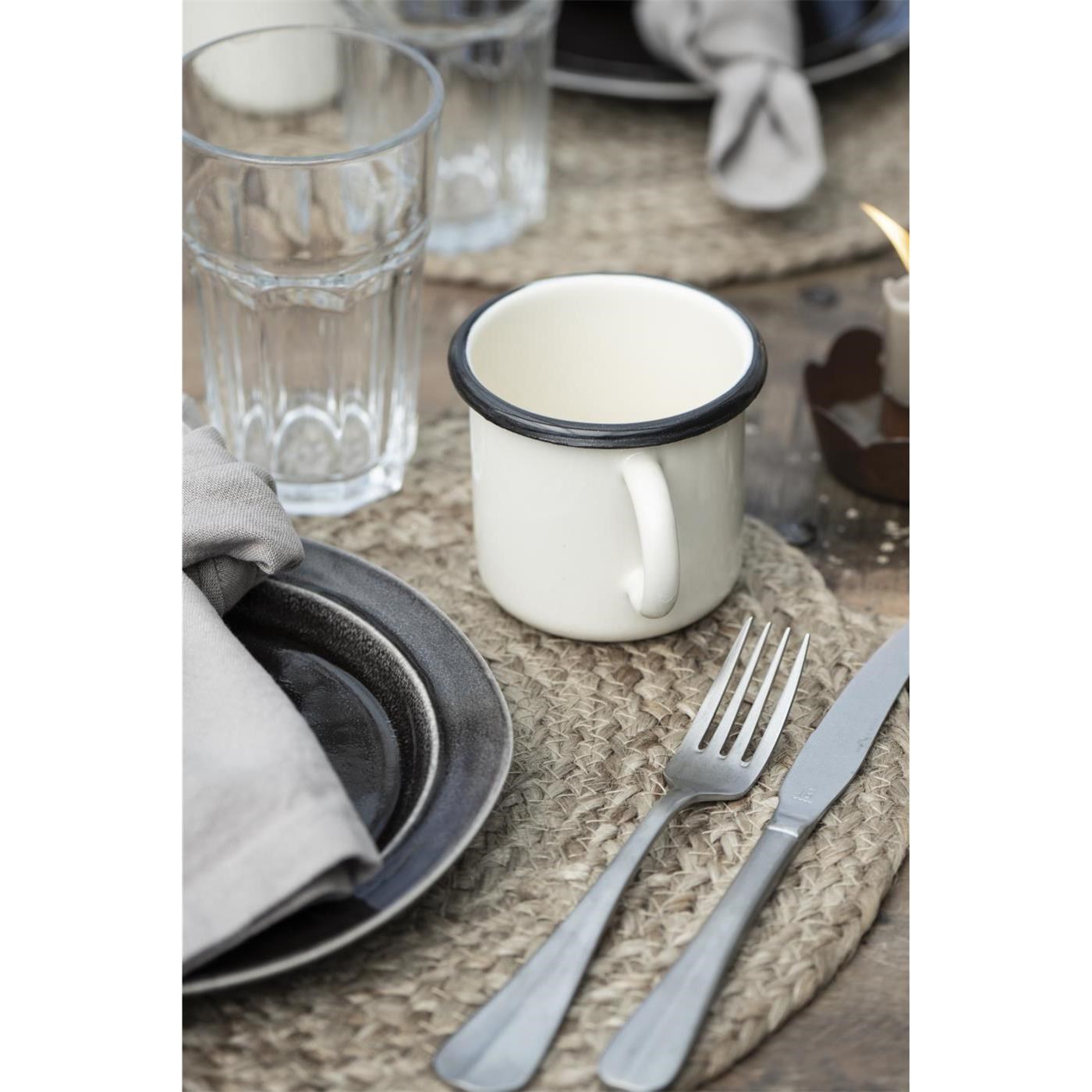 Jutové prostírání Ib Laursen kulaté_2