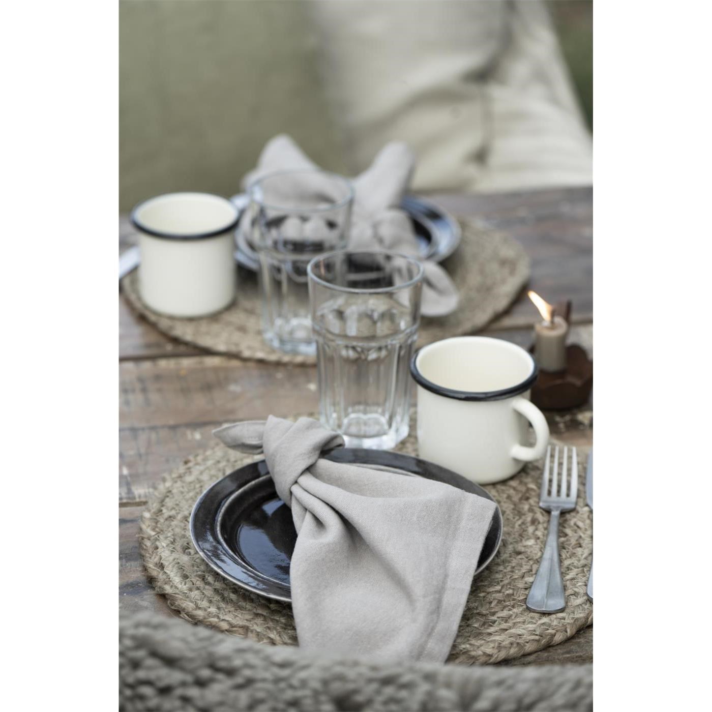 Jutové prostírání Ib Laursen kulaté_3