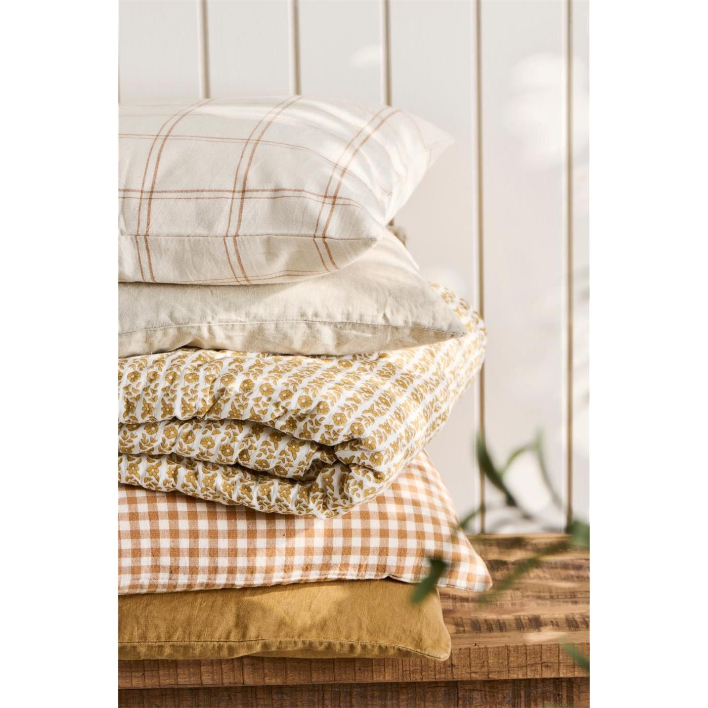 Povlak na polštář Theodor Ib Laursen 50x50 cm hnědá kostka_1