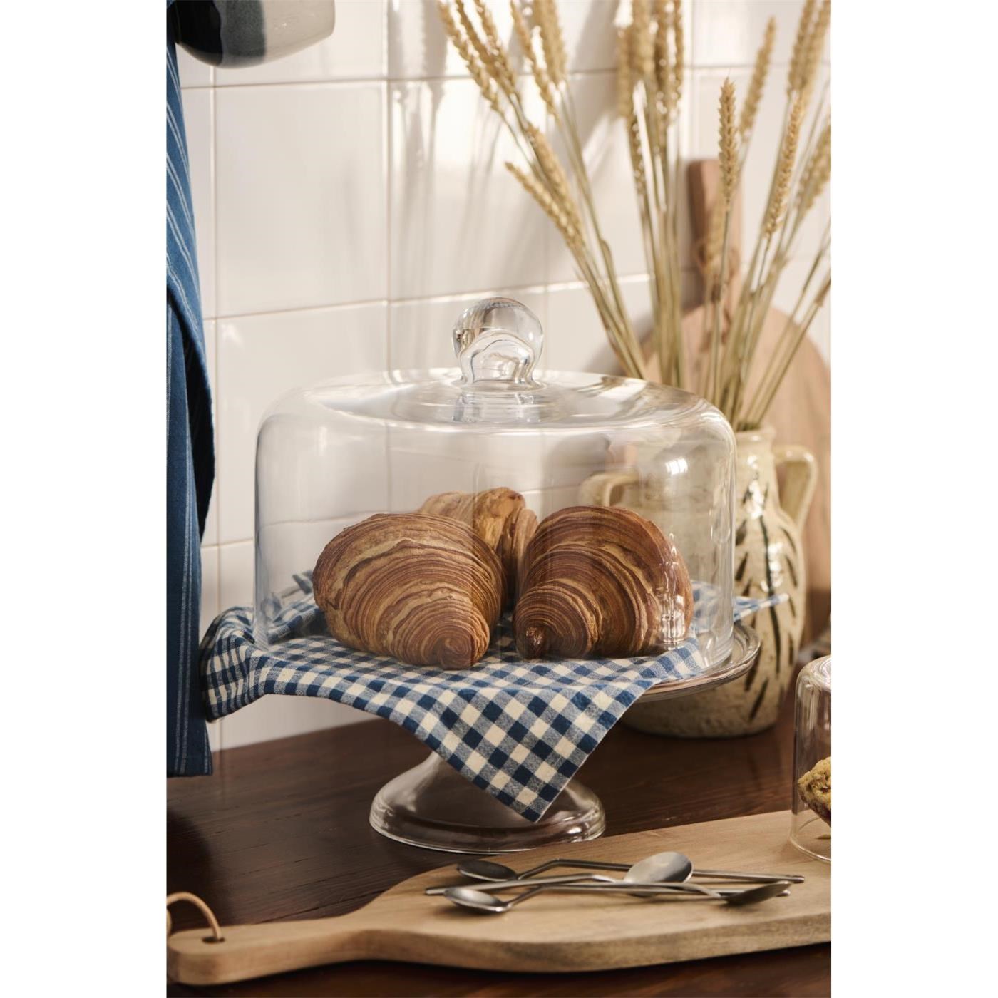 Skleněný podnos Ib Laursen na noze_0