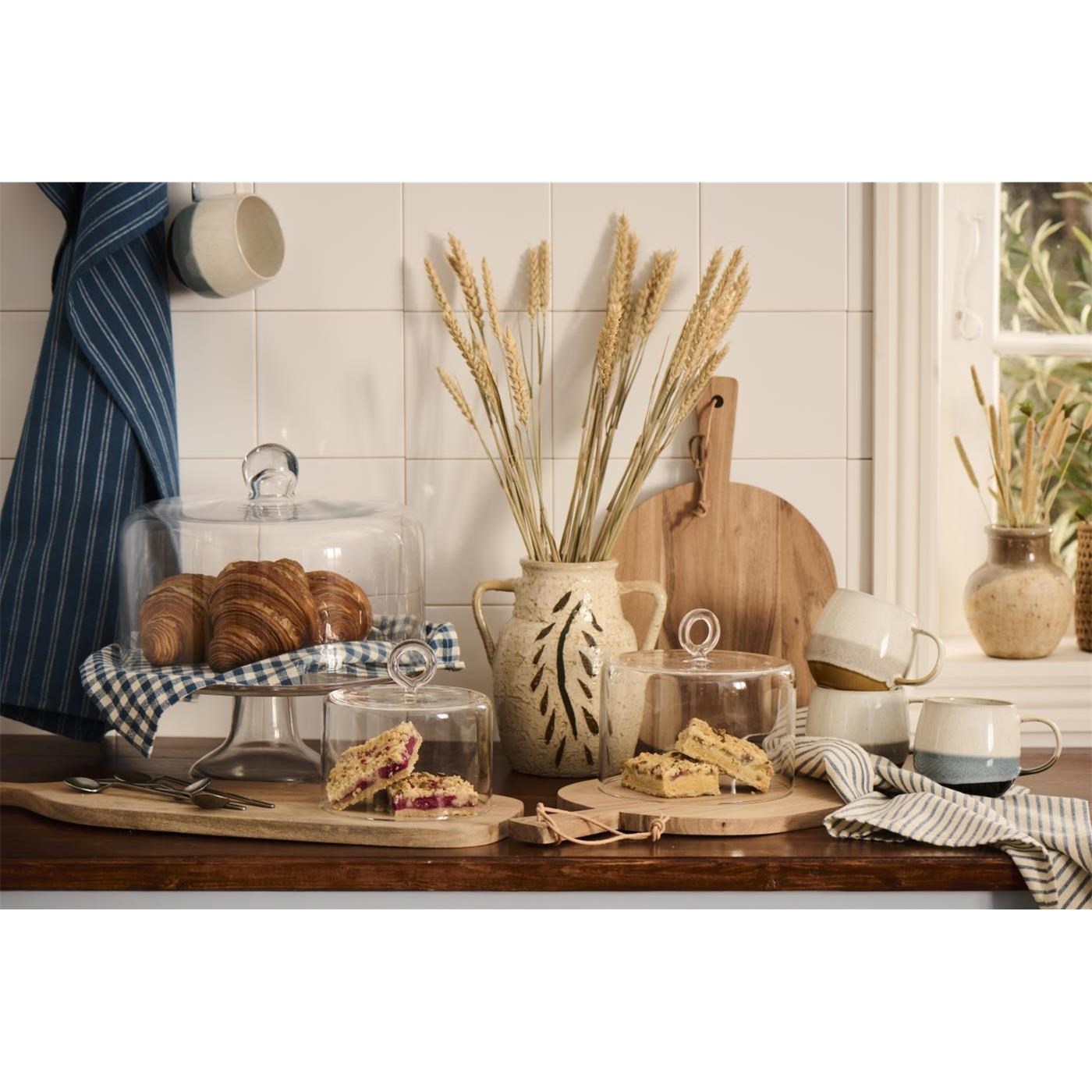 Skleněný podnos Ib Laursen na noze_1