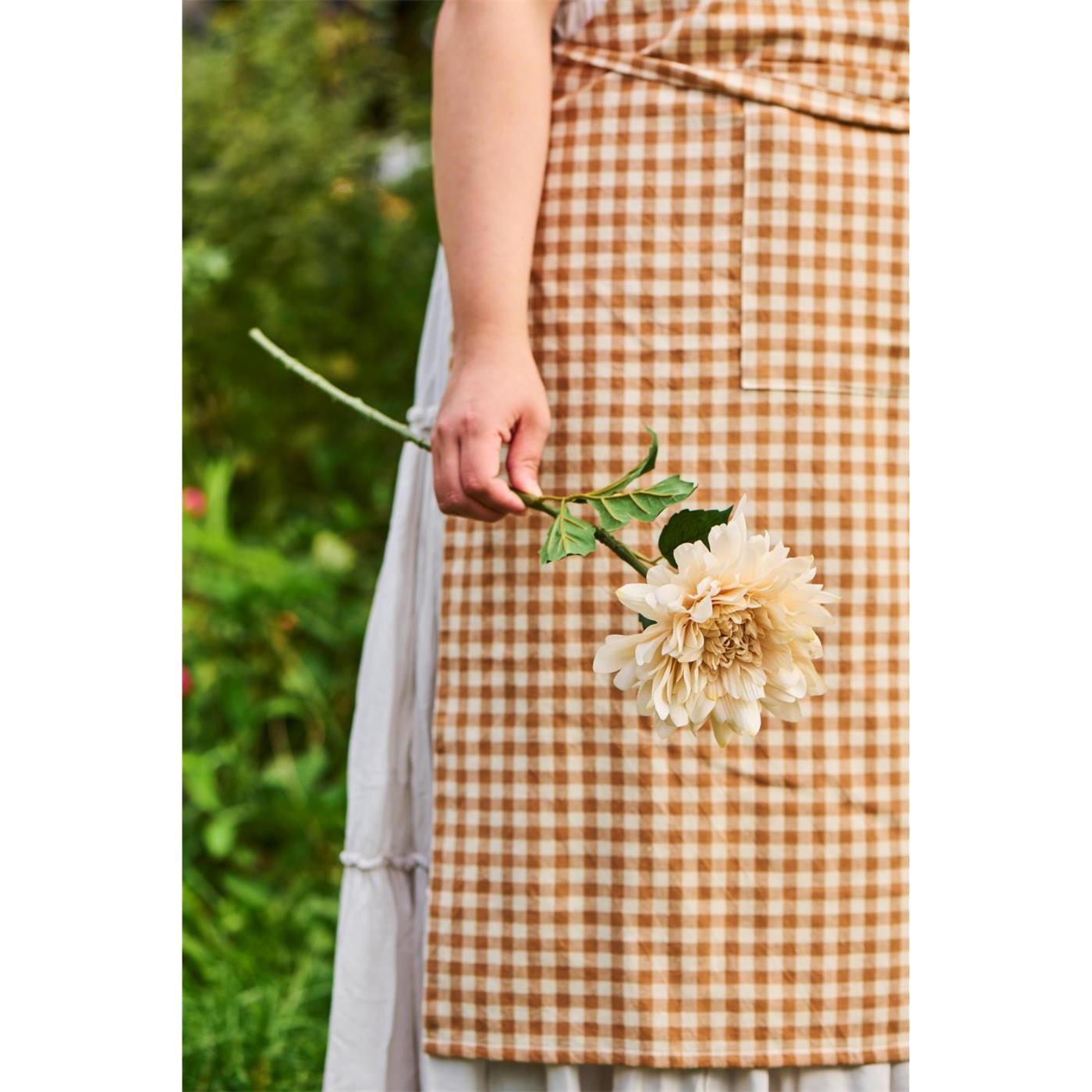 Umělá květina Ib Laursen Dahlia krémový květ_0