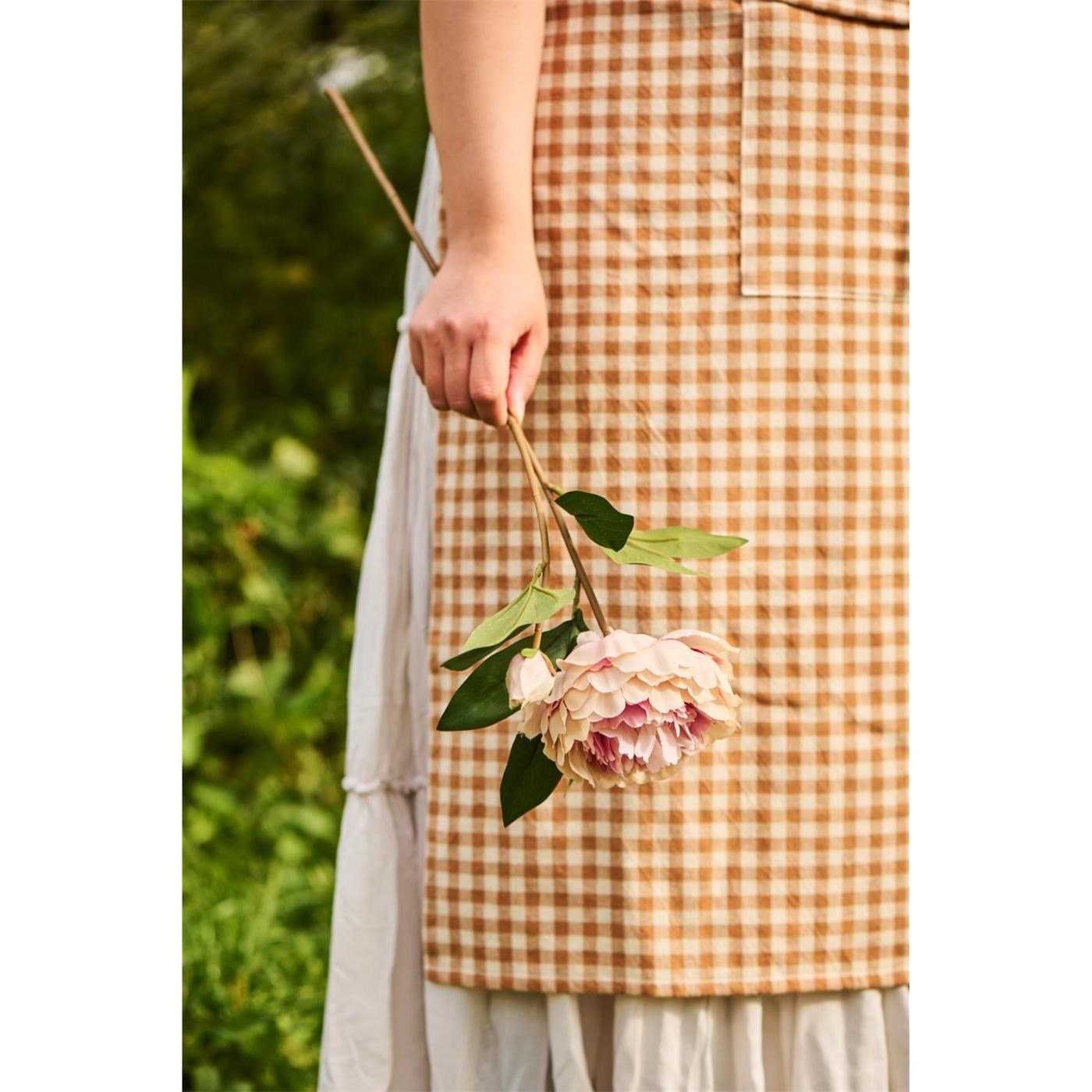 Umělá květina Ib Laursen pivoňka růžová pink_0