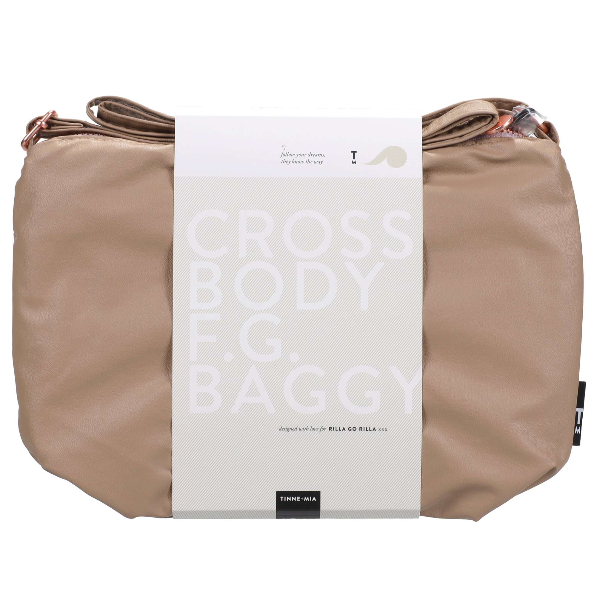 Kabelka Tinne + Mia CROSS BODY porcini, yazz do it._1