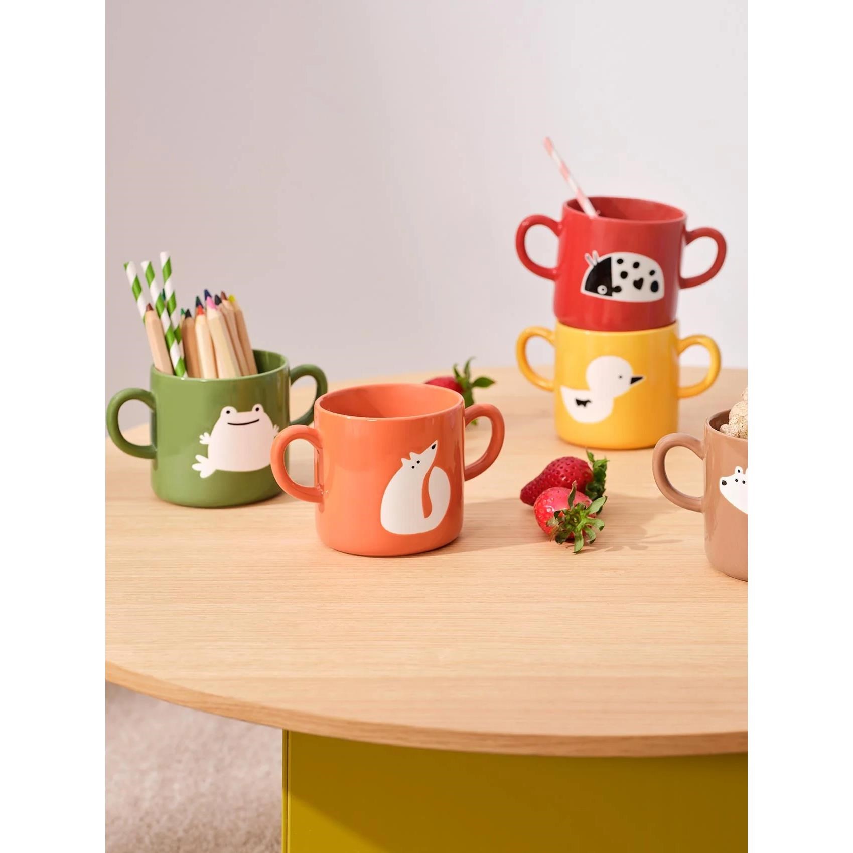 Hrneček Asa BUDDIES 250ml oranžový s liškou_2