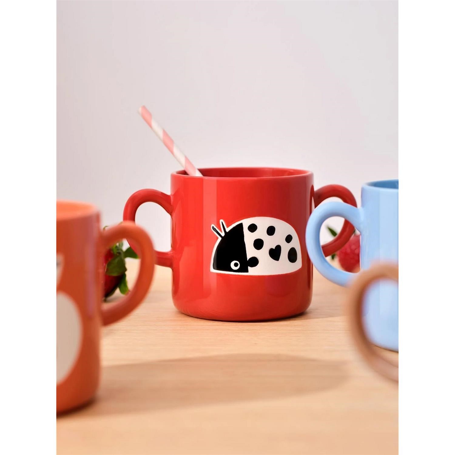 Hrneček Asa BUDDIES 250ml červený s beruškou_1