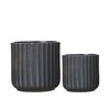 Keramické květináče VERA V.15/13cm SET/2ks černé_4