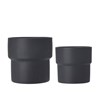 Keramické květináče SOFIE V.16/14cm SET/2ks černé_3