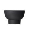 Keramické květináče MEGAN V.21/17cm SET/2ks černé_3
