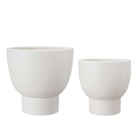Keramické květináče MEGAN V.19/15cm SET/2ks bílé_5