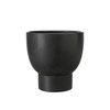 Keramické květináče MEGAN V.19/15cm SET/2ks černé_2