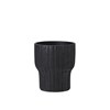 Terakotové květináče BRENDA V.40/30cm SET/2ks černé_2