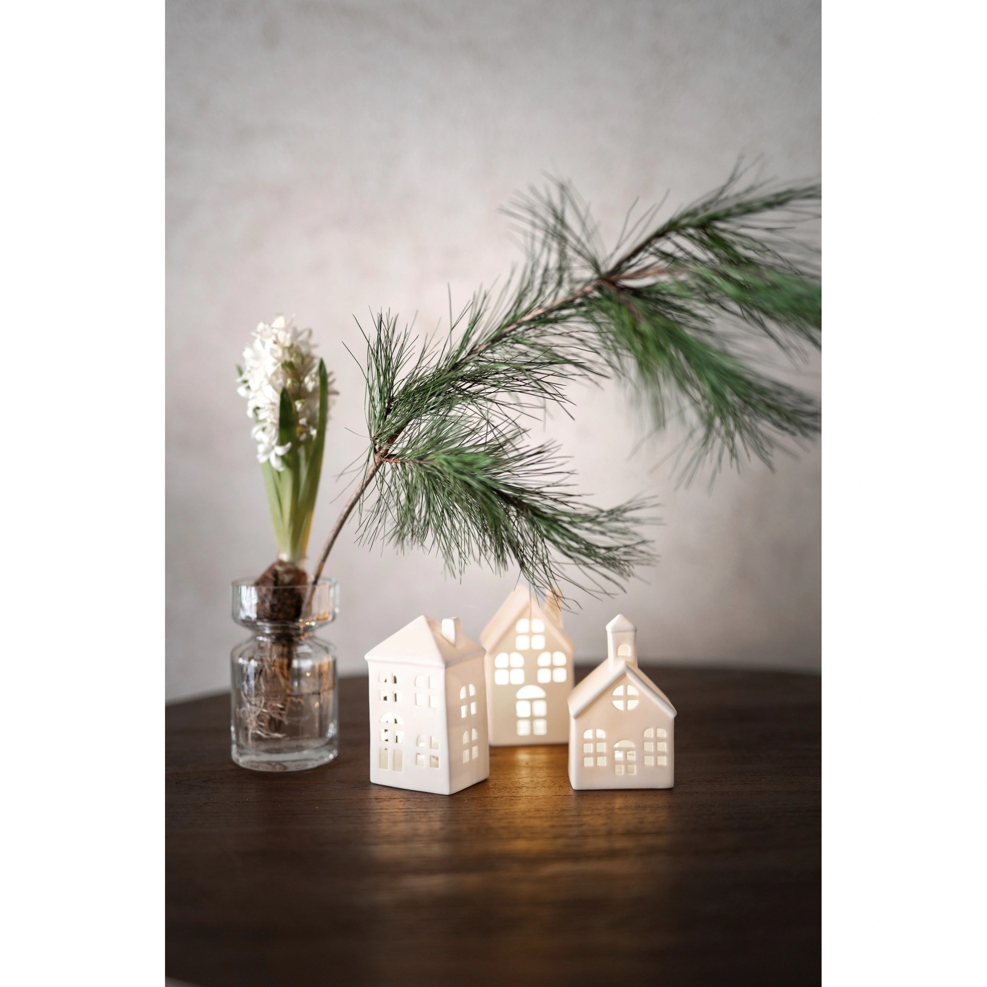 Skleněná vázička na cibuloviny NIA V.13cm čirá_1