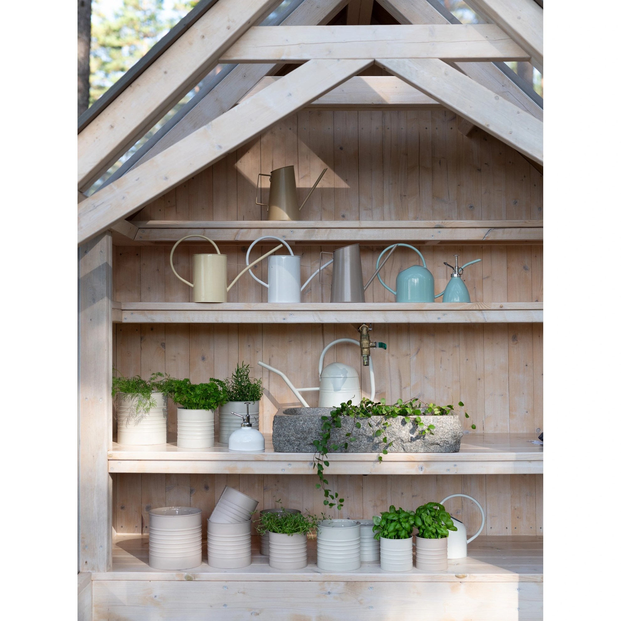 Konvička na zalévání SAVANNA 1,6l bílá_0