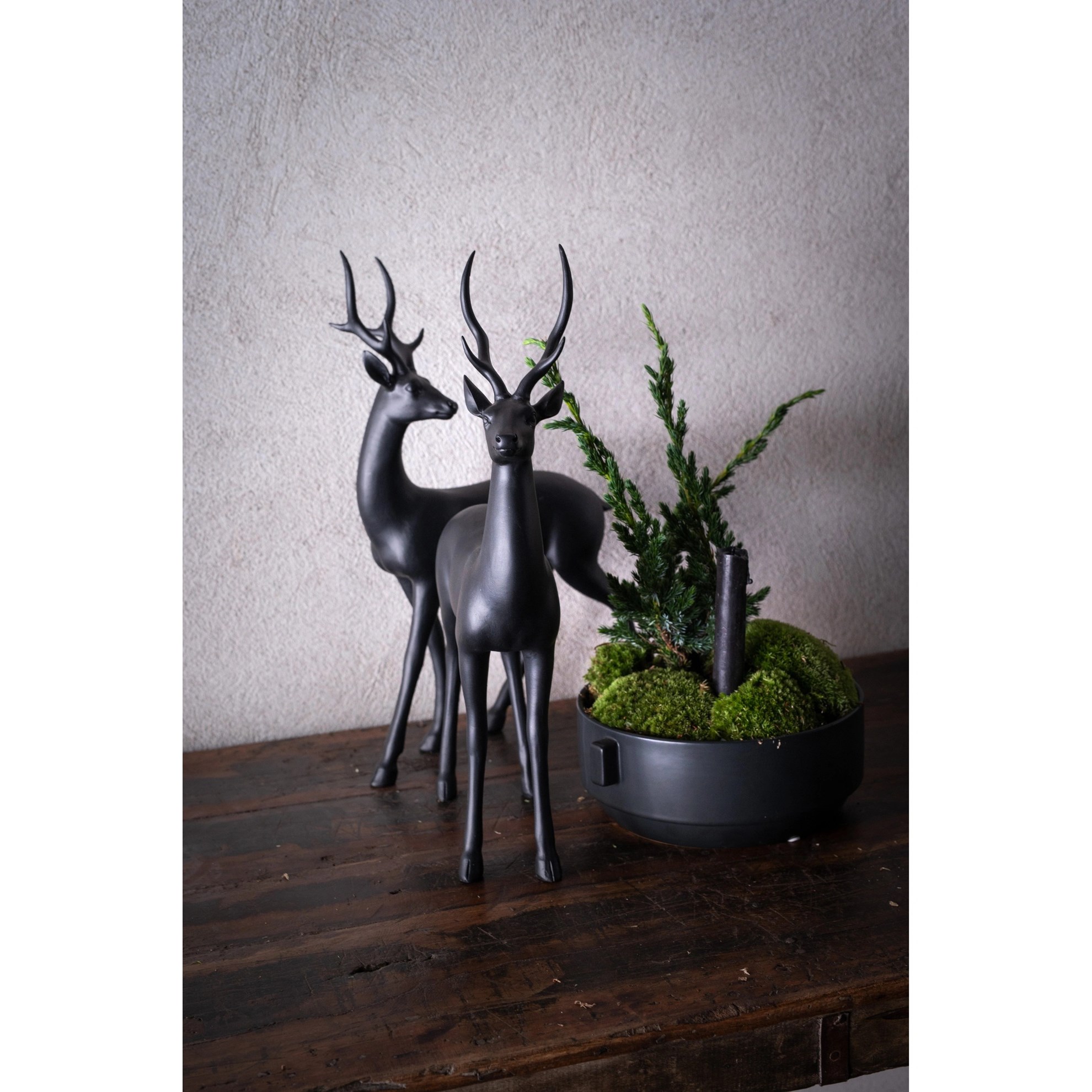 Kameninová nádoba na výsadbu RACHEL V.9cm černá_0