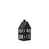 Kovová dekorace dům HOUSE V.41/31/25cm SET/3ks černá_2