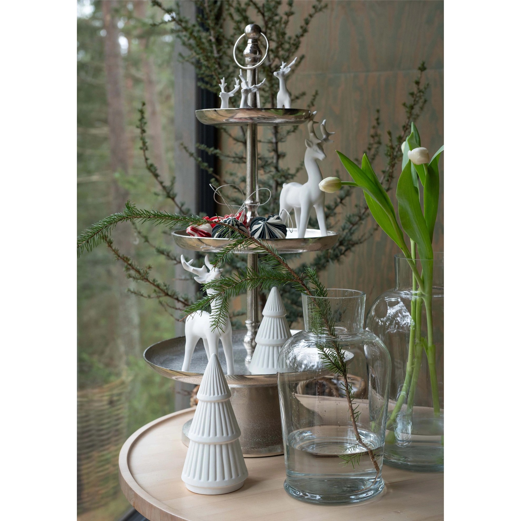 Váza/láhev ALEA V.30cm čirá_1