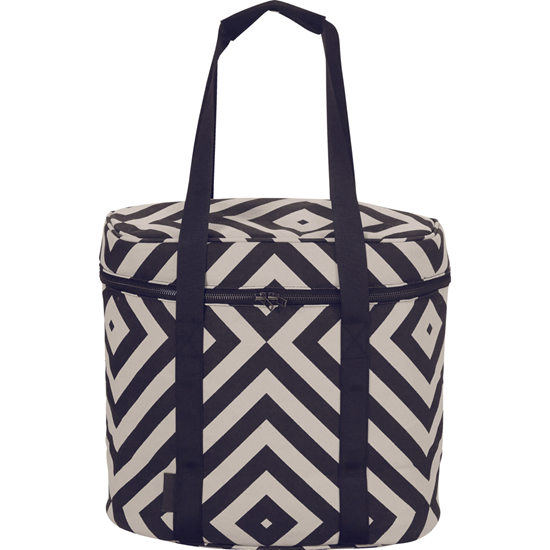 Termotaška na nákup/piknik House Doctor SATT černo-bílá_3