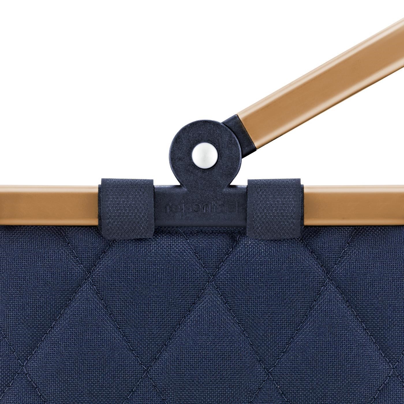 Nákupní košík Reisenthel Carrybag  XS frame rhombus midnight gold_1