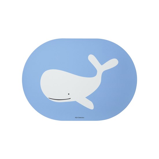 Prostírání Asa BUDDIES 46x33cm modré s velrybou_0