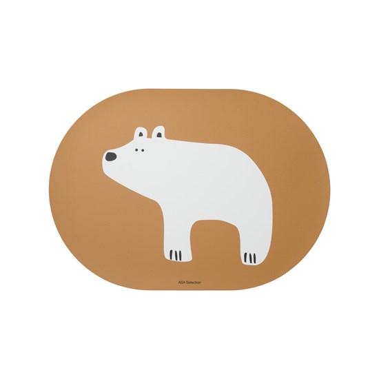 Prostírání Asa BUDDIES 46x33cm hnědé s medvědem_0