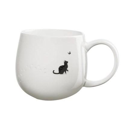 Hrnek s uchem Asa MAGU kočka 400ml bílý_0