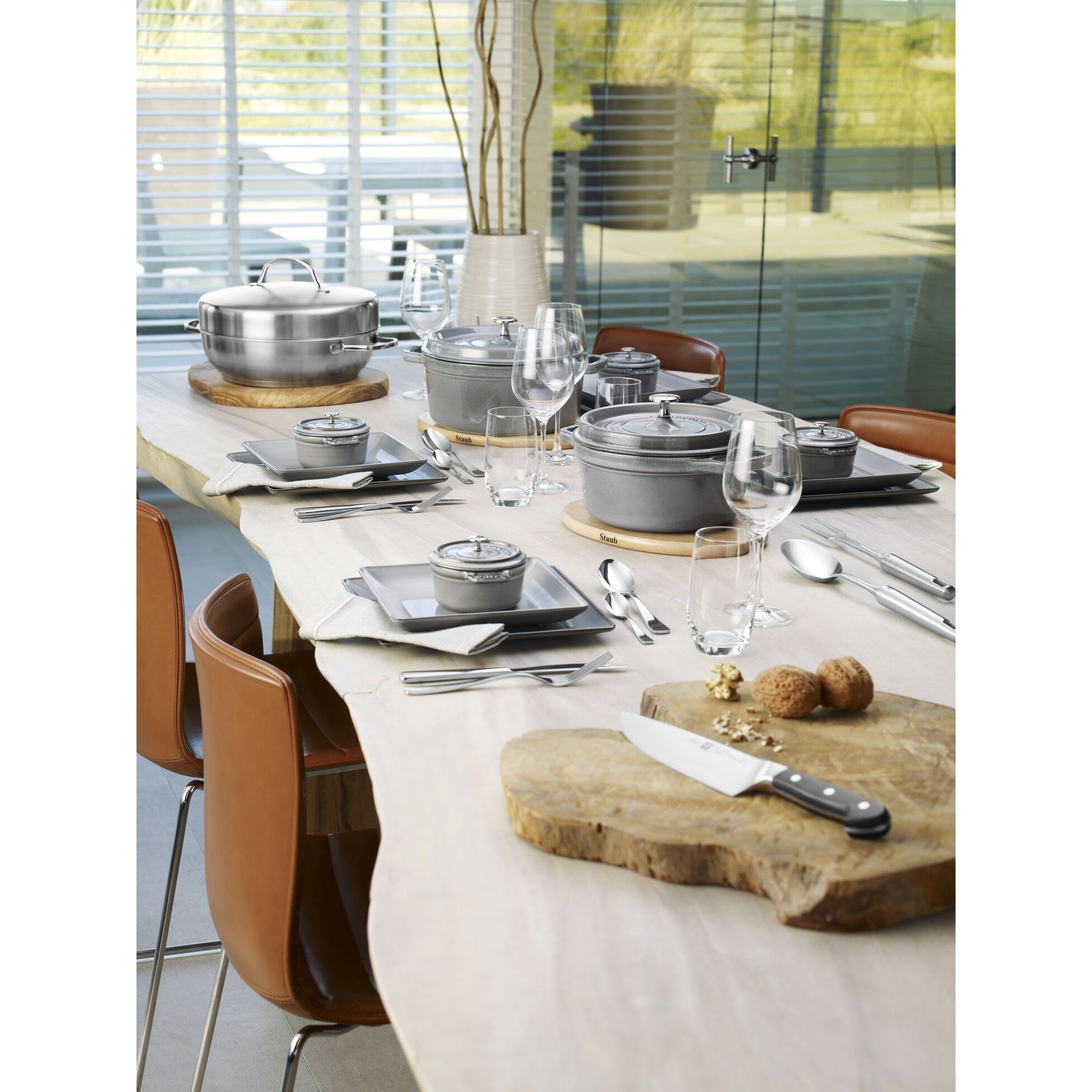 Hrnec STAUB  kulatý 28cm šedý 6,7l_0