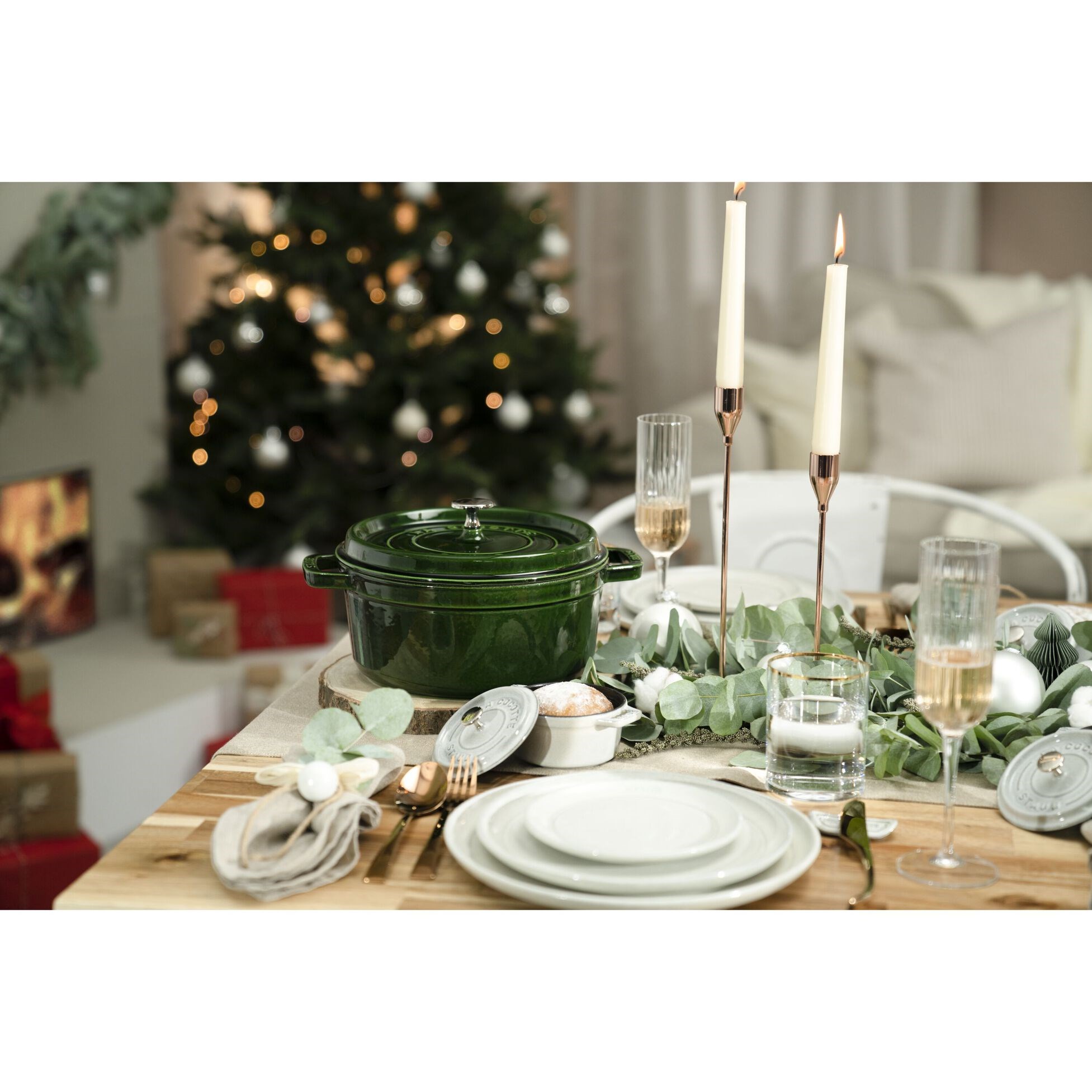 Hrnec STAUB  kulatý 24cm zelený 3,8l_2