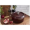 Hrnec STAUB  kulatý 24cm vínový 3,8l_0