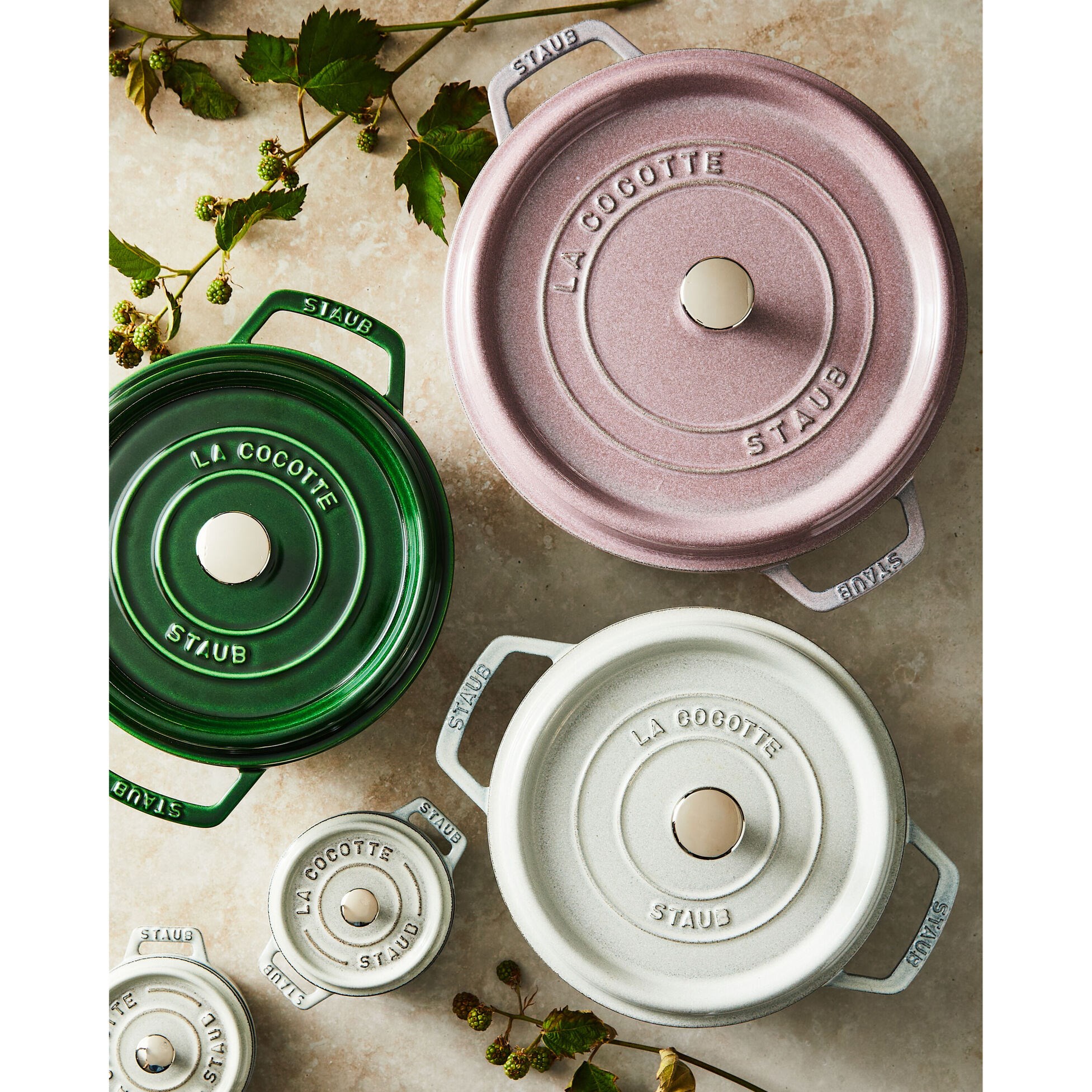 Hrnec STAUB  kulatý 28cm zelený 6,7l_0