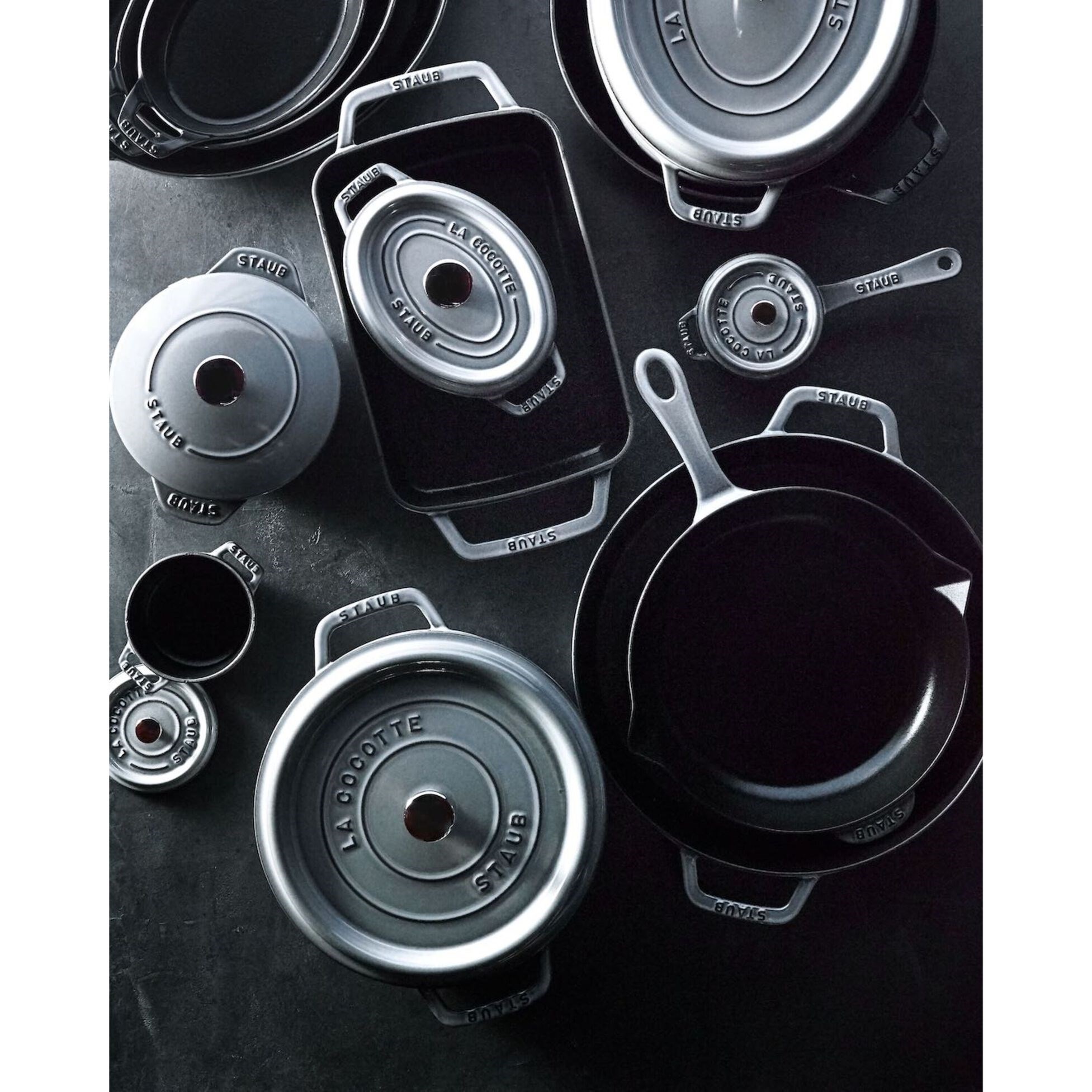 Hrnec STAUB  kulatý 30cm šedý 8,35l_1