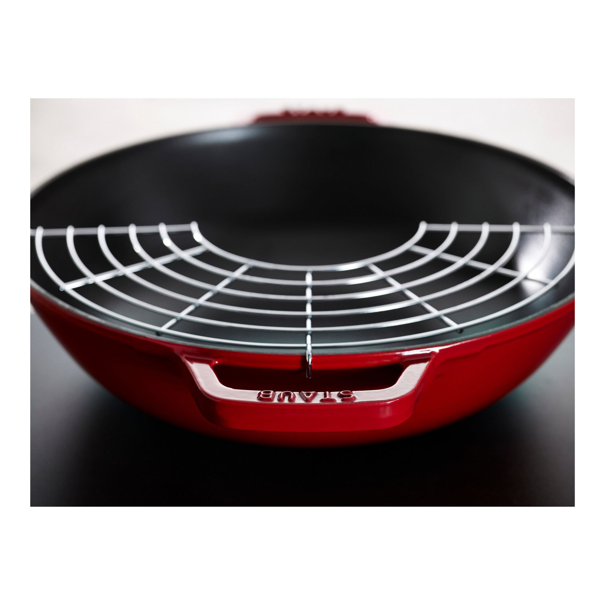 Pánev Wok STAUB 30cm červená 4,19l_4