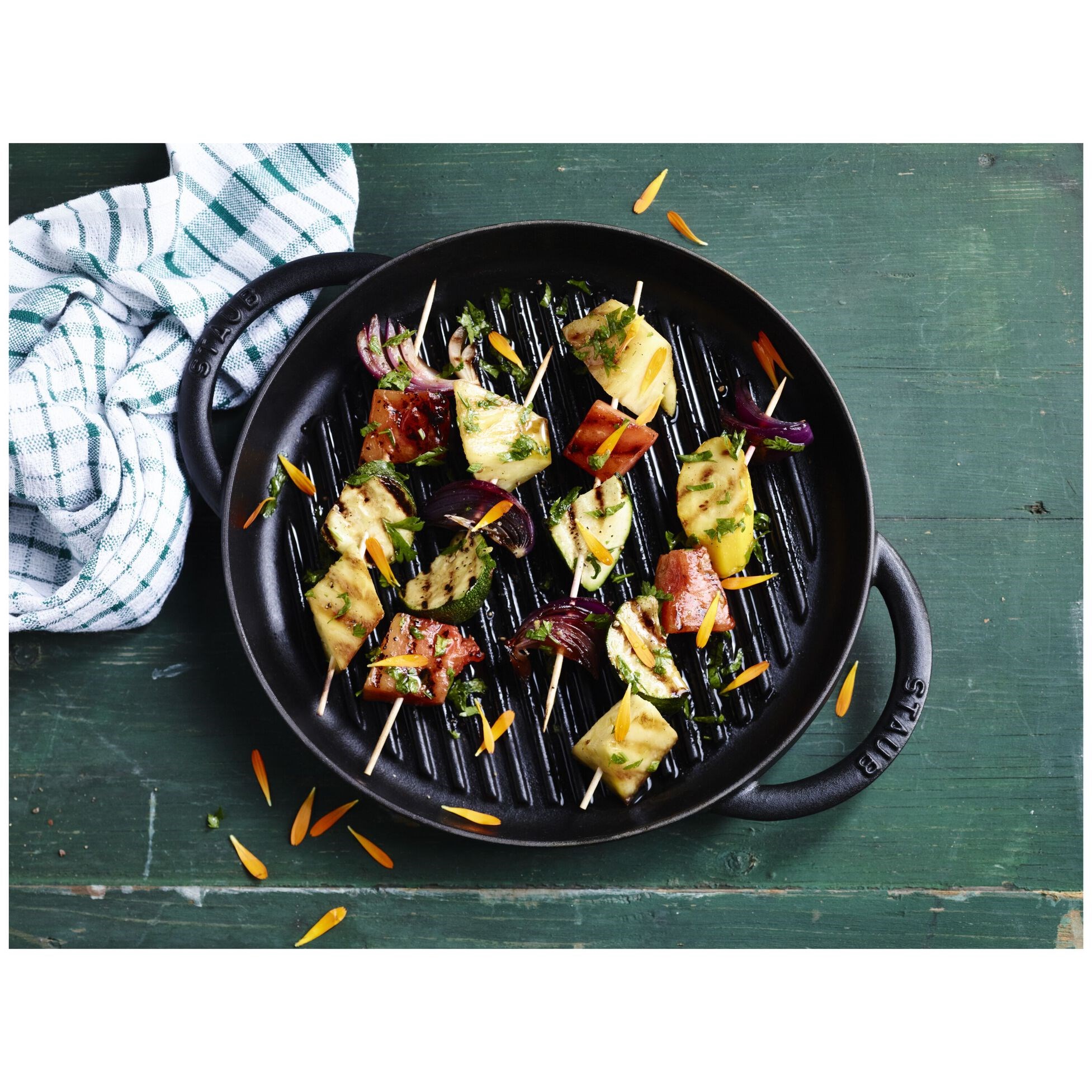 Grilovací pánev STAUB 23cm černá 0,7l_1