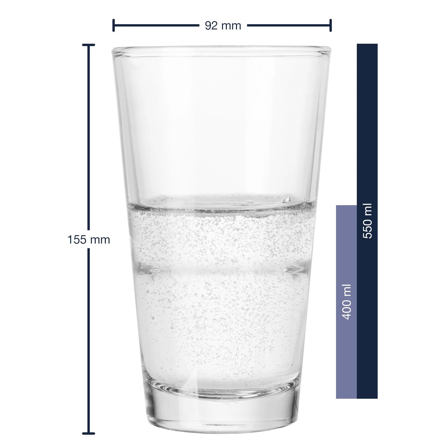Sklenice na vodu Leonardno EVENT 550ml SET/4ks_0