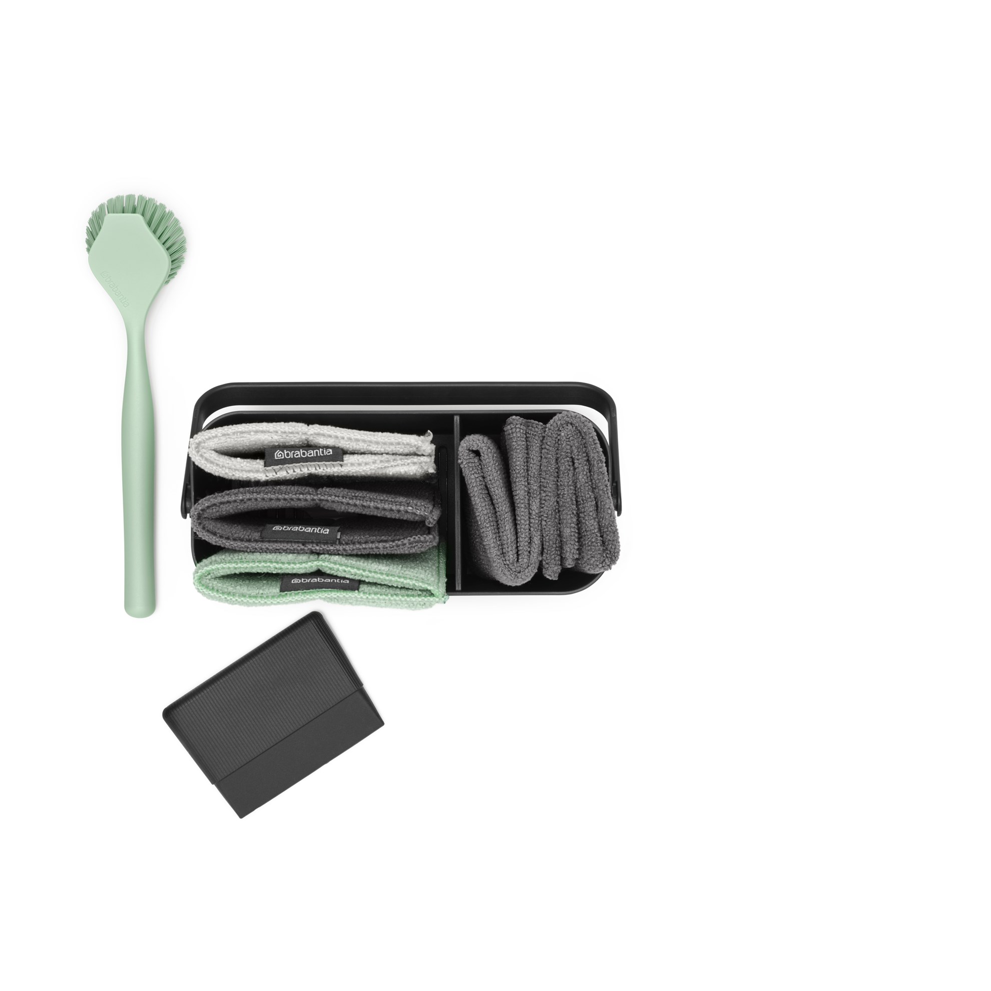 Organizér ke dřezu Brabantia SINKSIDE SET/8ks tmavě šedý_1