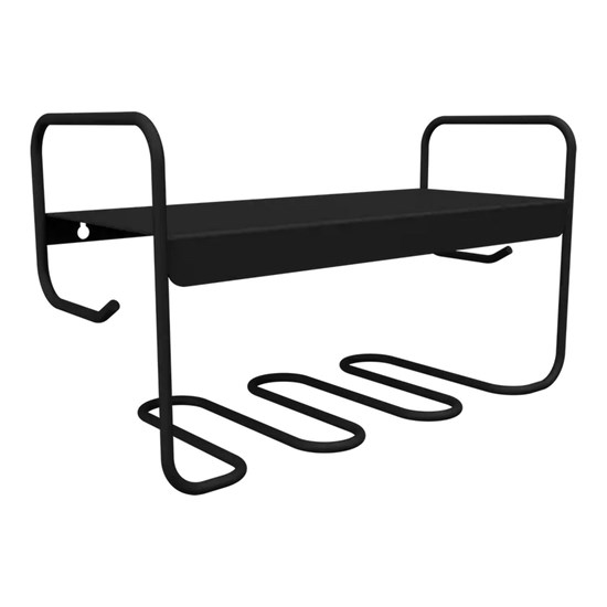 Kovová nástěnná polička/věšák Fermob PICOLINO - Liquorice_1