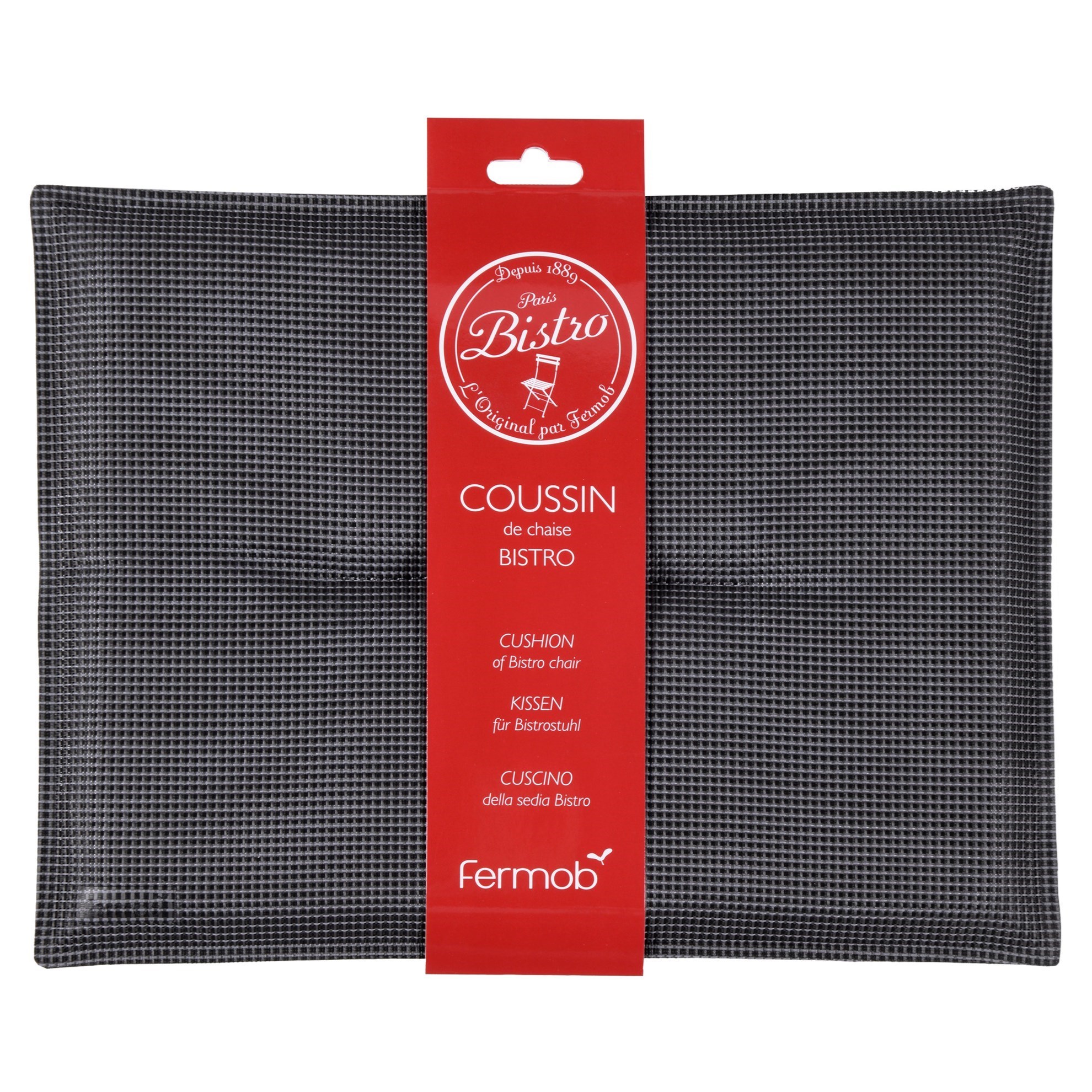 Venkovní podsedák Fermob BASICS BISTRO 28x38cm - Stereo Anthracite_0