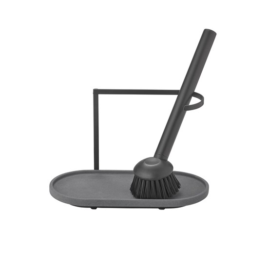 Organizér ke dřezu vč.kartáče Blomus DHUVA 9x17cm SET/3ks tm.šedý_1