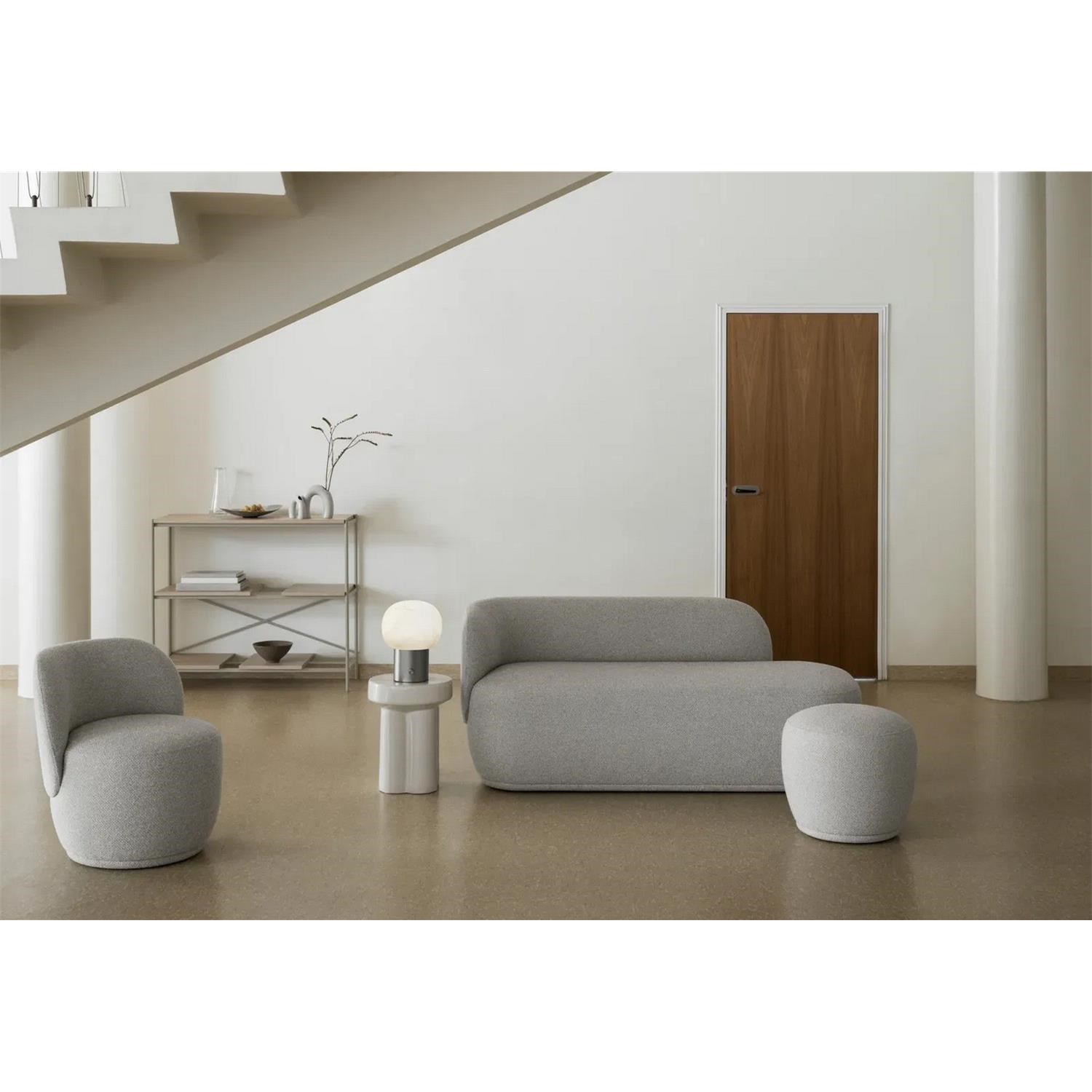 Stolní LED lampa Blomus IRIS V.32cm nerezová matná/bílé sklo_0