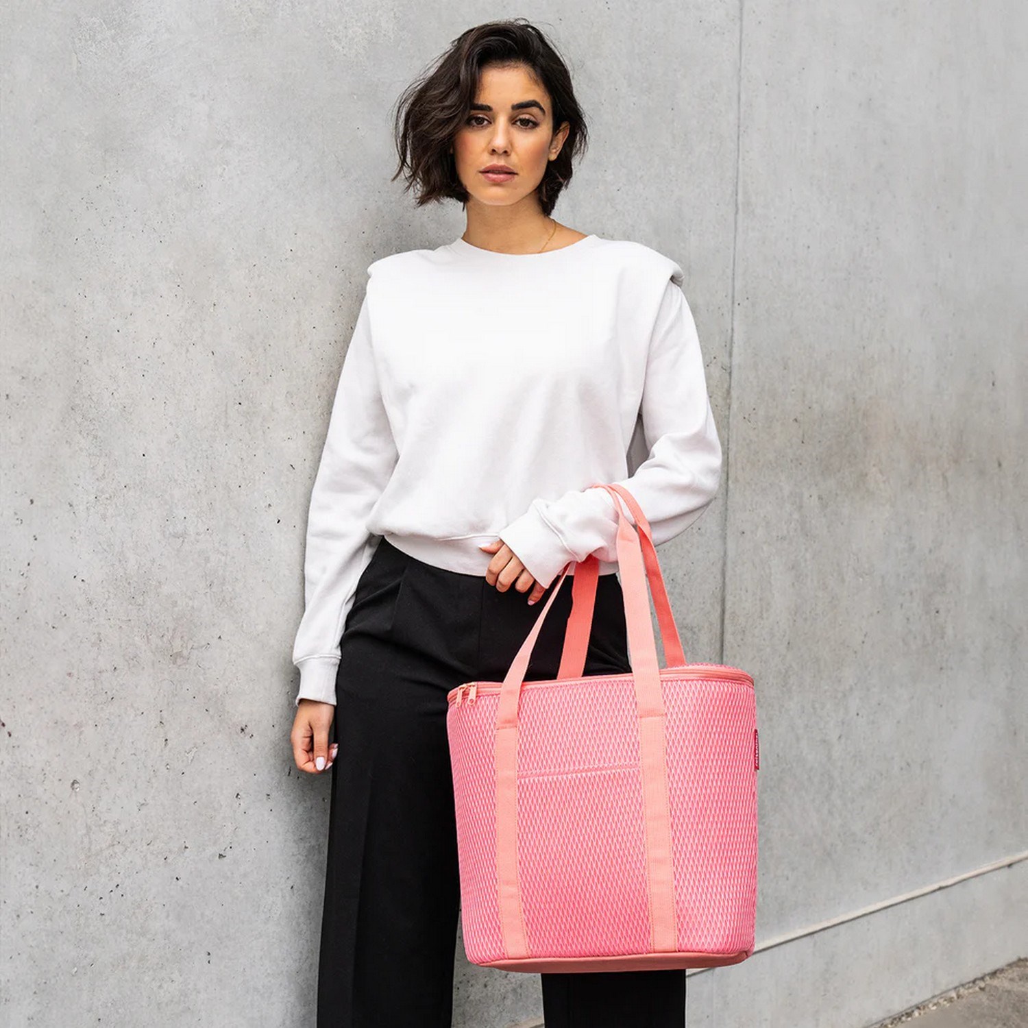 Termotaška na nákup/piknik Reisenthel Thermoshopper mesh coral_2