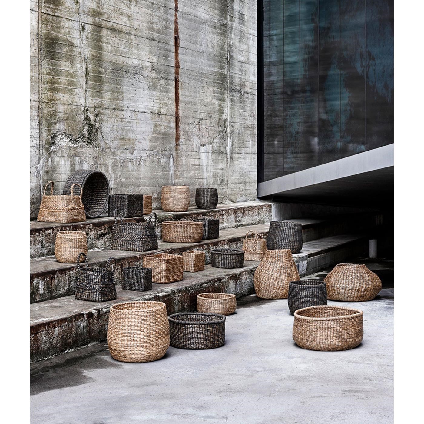 Hranatý koš nízký přírodní SET/3ks_1