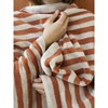 Ručník/osuška Blomus ARTO 70x140cm krémová/hnědé pruhy_1