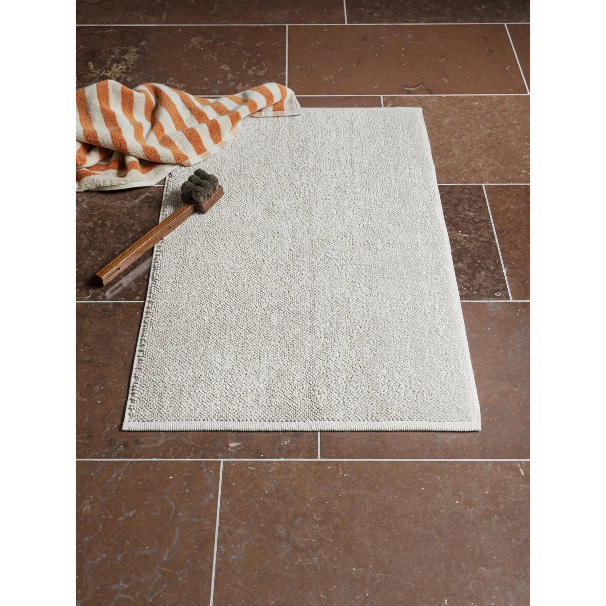 Ručník/osuška Blomus ARTO 70x140cm krémová/hnědé pruhy_2