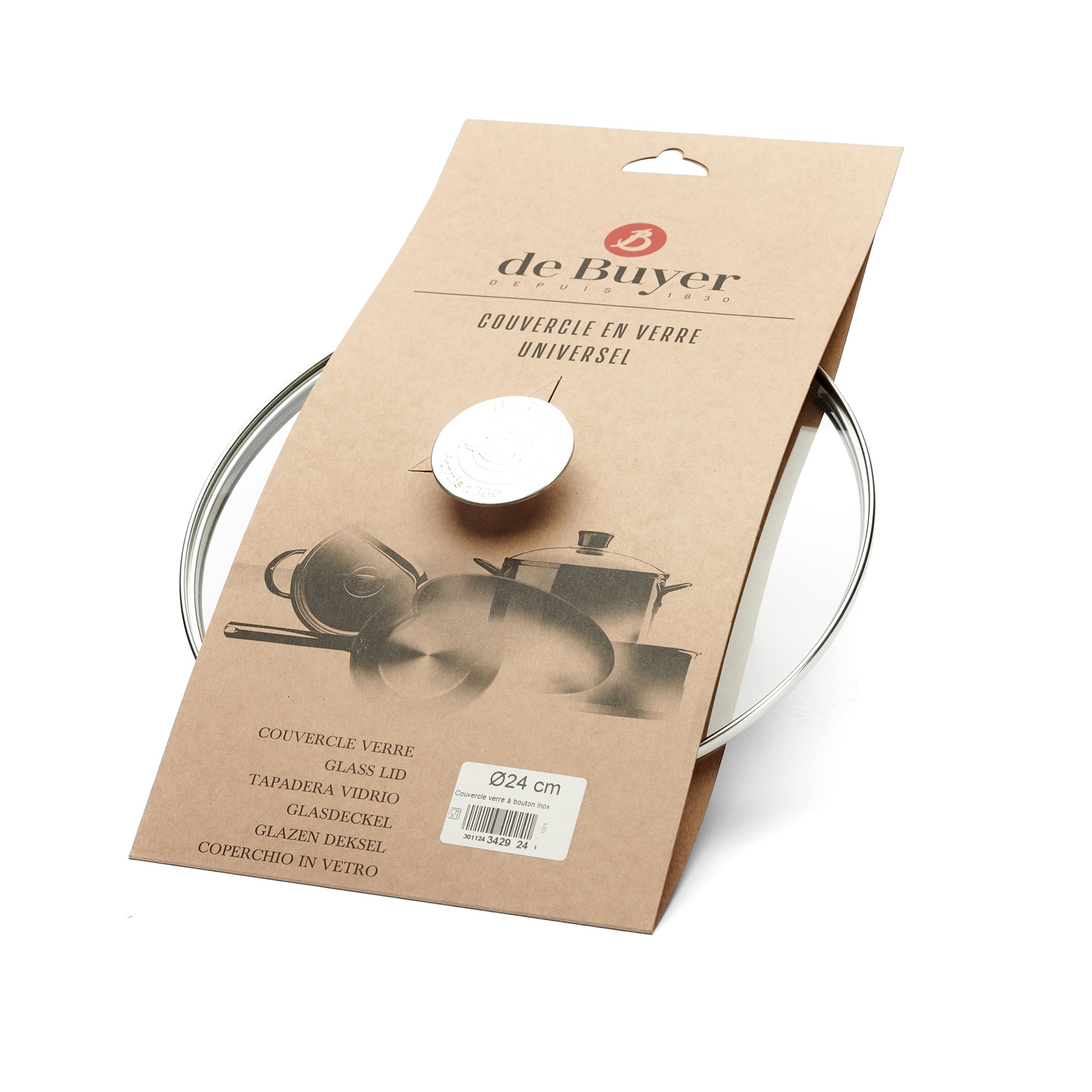 Skleněná poklice de Buyer MILADY P.24cm_4