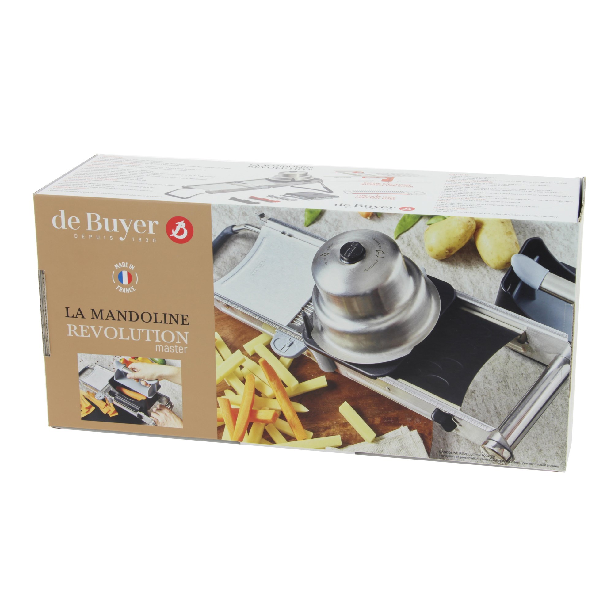 Nerezový kráječ/mandolína de Buyer REVOLUTION_2