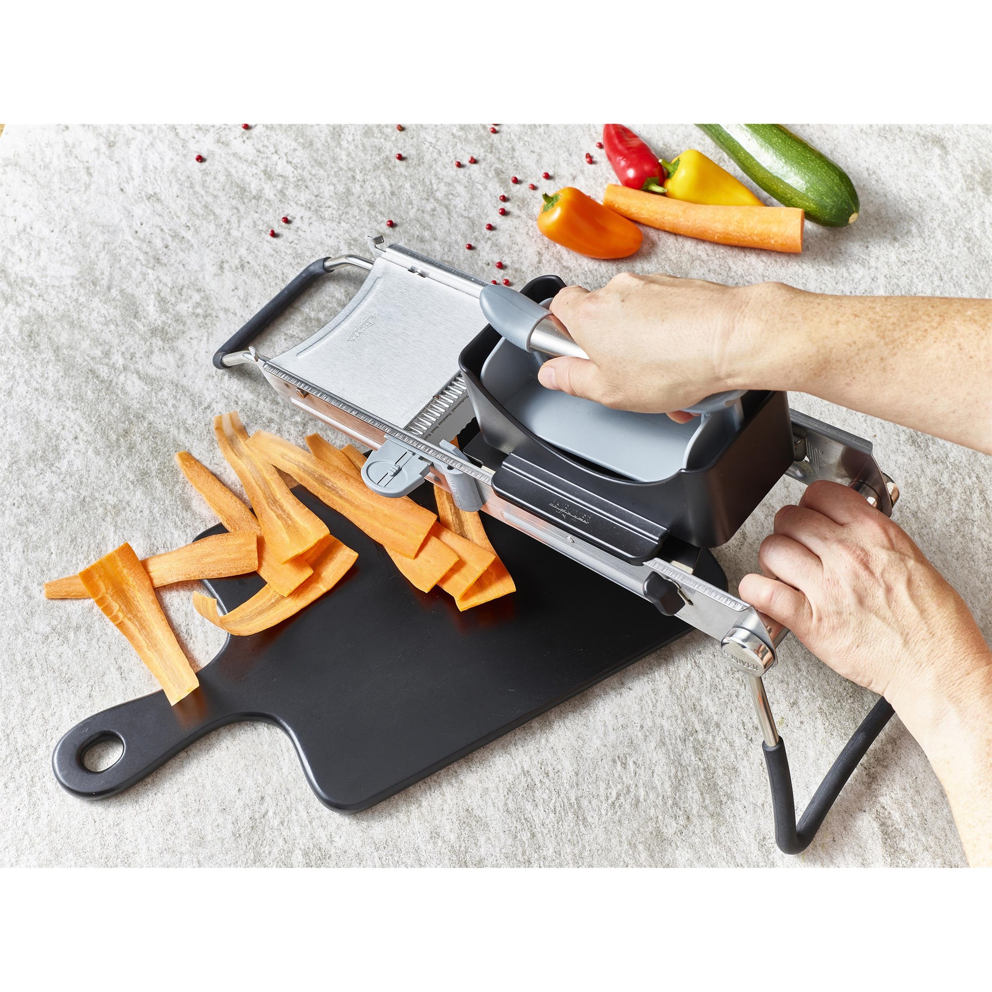 Nerezový kráječ/mandolína de Buyer REVOLUTION_2