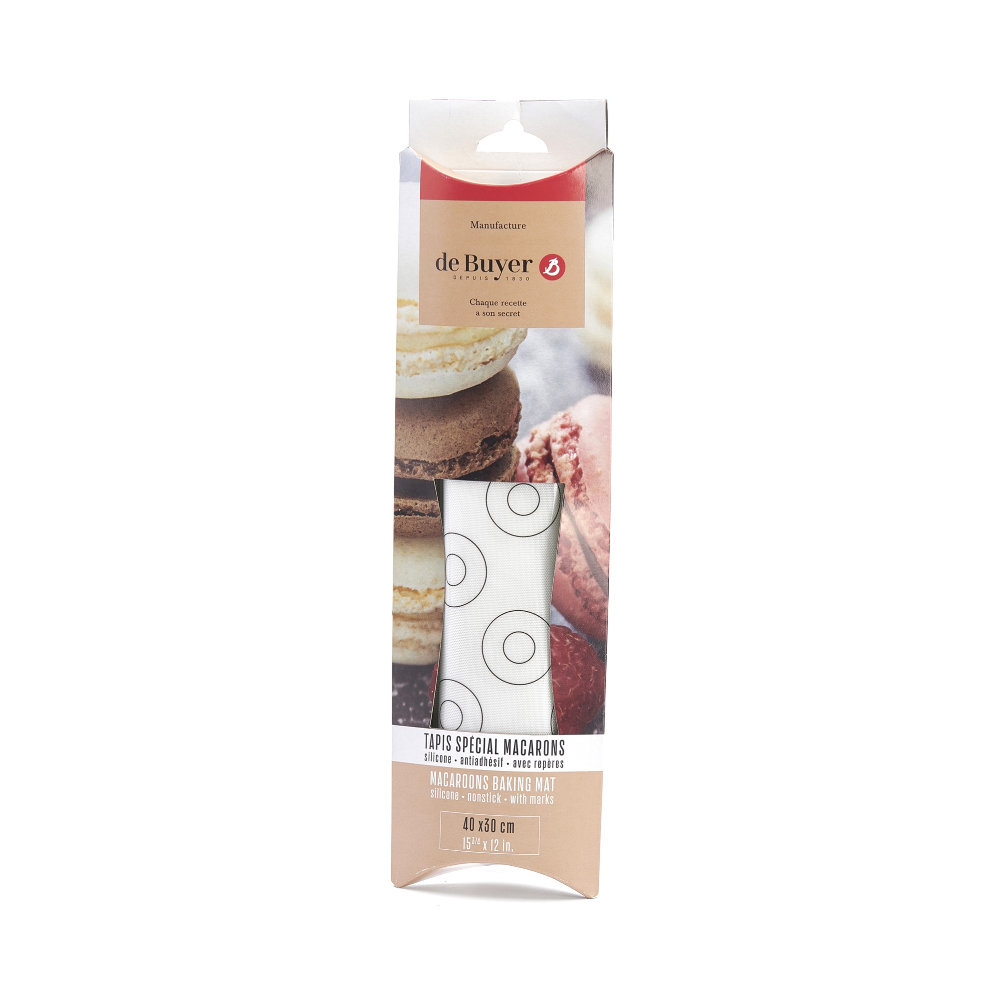 Silikonová podložka na makronky de Buyer 40x30cm_3
