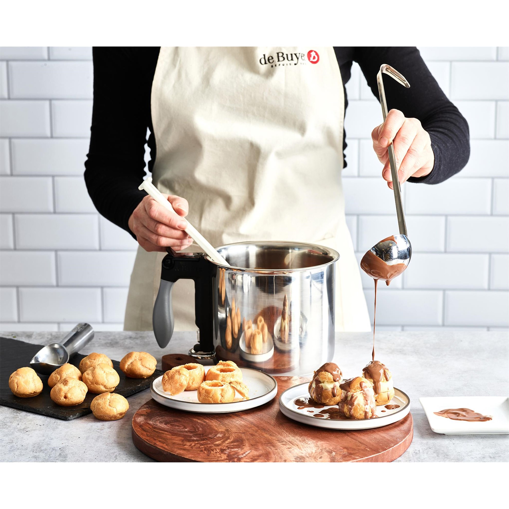 Nerezový hrnec na vodní lázeň de Buyer 1,5l_0